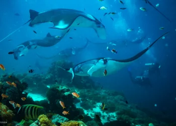 Suasana bawah air di perairan Taman Nasional Komodo. Foto: klook.com